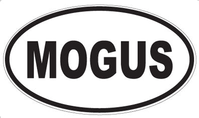 MOGUS - Oval Sticker