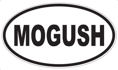MOGUSH - Oval Sticker