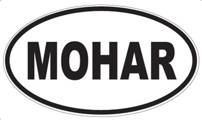 MOHAR - Oval Sticker