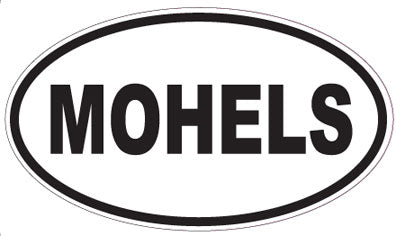 MOHELS - Oval Sticker