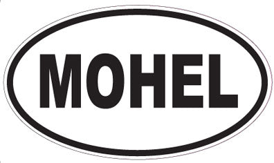 MOHEL - Oval Magnet
