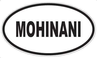 MOHINANI - Oval Sticker