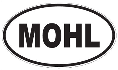 MOHL - Oval Sticker