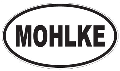 MOHLKE - Oval Sticker