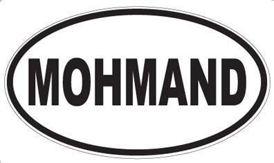 MOHMAND - Oval Sticker