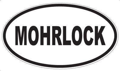 MOHRLOCK - Oval Sticker