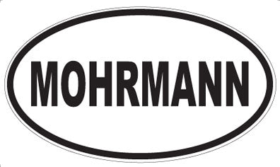 MOHRMANN - Oval Sticker