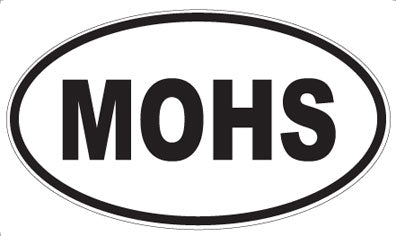 MOHS - Oval Sticker