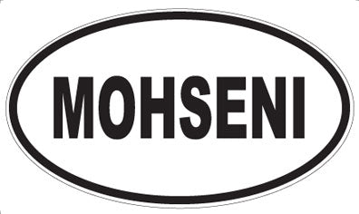 MOHSENI - Oval Sticker