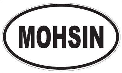 MOHSIN - Oval Sticker