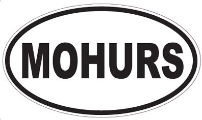 MOHURS - Oval Sticker