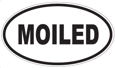 MOILED - Oval Sticker