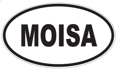 MOISA - Oval Sticker