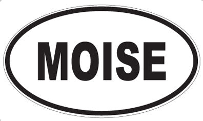 MOISE - Oval Sticker