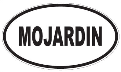 MOJARDIN - Oval Sticker