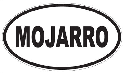 MOJARRO - Oval Sticker