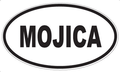 MOJICA - Oval Sticker