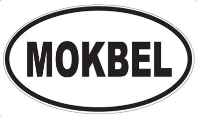 MOKBEL - Oval Magnet