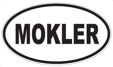 MOKLER - Oval Sticker