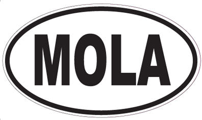 MOLA - Oval Sticker
