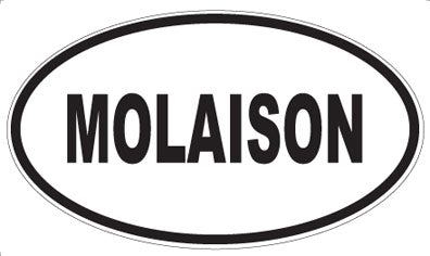 MOLAISON - Oval Sticker