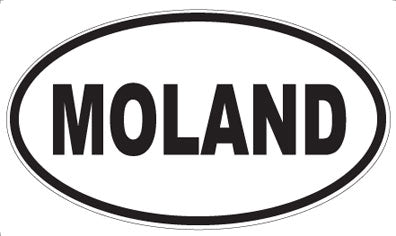 MOLAND - Oval Sticker
