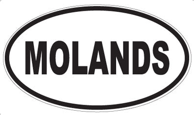 MOLANDS - Oval Sticker