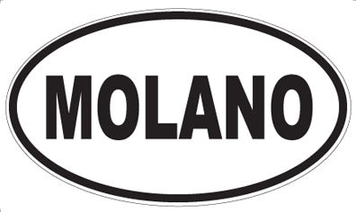 MOLANO - Oval Sticker