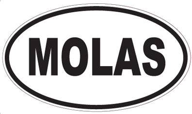 MOLAS - Oval Sticker