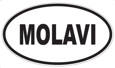MOLAVI - Oval Sticker