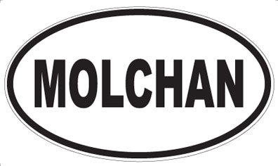 MOLCHAN - Oval Sticker