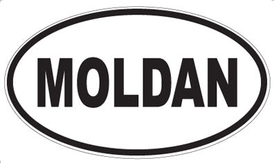 MOLDAN - Oval Sticker