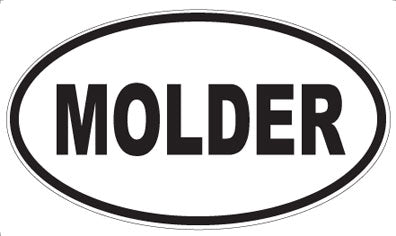 MOLDER - Oval Sticker