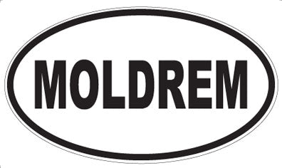 MOLDREM - Oval Sticker
