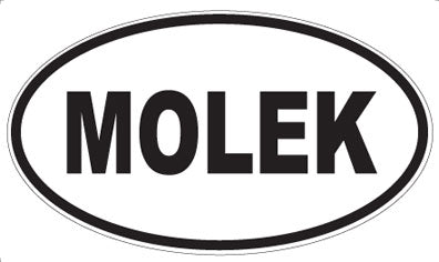 MOLEK - Oval Sticker