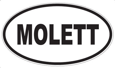 MOLETT - Oval Sticker