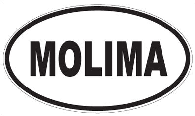 MOLIMA - Oval Sticker