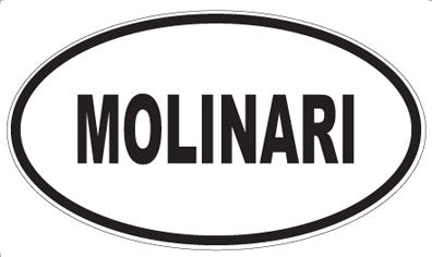 MOLINARI - Oval Sticker