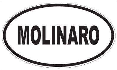MOLINARO - Oval Sticker