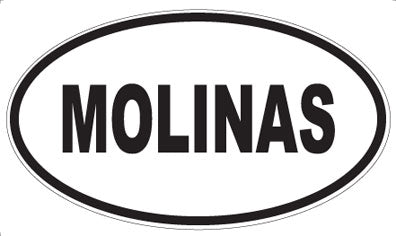 MOLINAS - Oval Sticker
