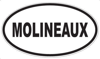 MOLINEAUX - Oval Sticker