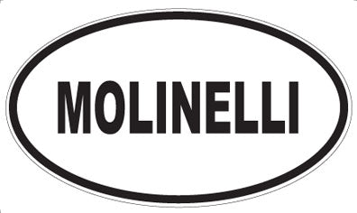 MOLINELLI - Oval Sticker