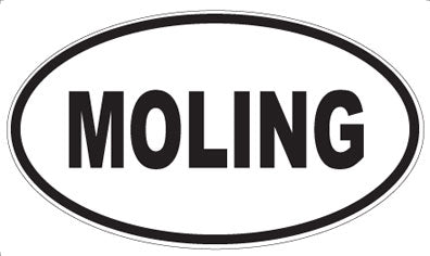 MOLING - Oval Sticker