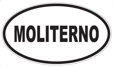 MOLITERNO - Oval Sticker