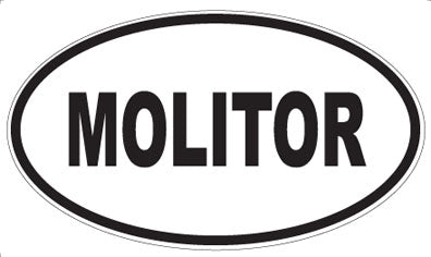 MOLITOR - Oval Sticker