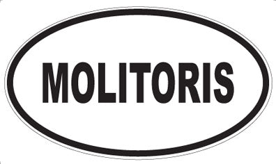 MOLITORIS - Oval Sticker