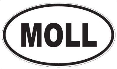 MOLL - Oval Sticker