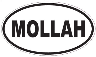 MOLLAH - Oval Sticker