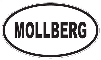 MOLLBERG - Oval Sticker