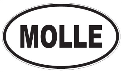 MOLLE - Oval Sticker